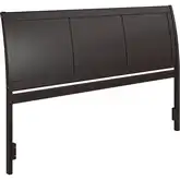 Portland King Sleigh Panel Headboard in Espresso Wood
