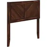 Canyon Twin Chevron Panel Headboard in Barnwood Wood