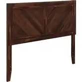 Canyon Full Chevron Panel Headboard in Barnwood Wood