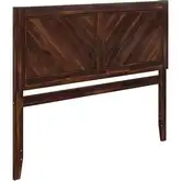 Canyon Queen Chevron Panel Headboard in Barnwood Wood