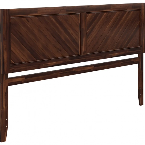 Canyon King Chevron Panel Headboard in Barnwood Wood