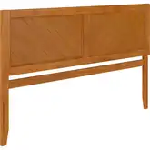 Canyon King Chevron Panel Headboard in Light Toffee Wood