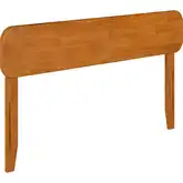 Florence Full Headboard in Light Toffee Finish Solid Wood