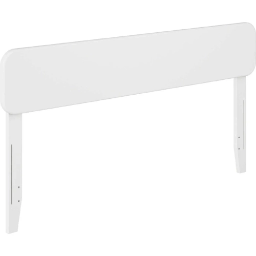 Florence Queen Headboard in White Finish Solid Wood