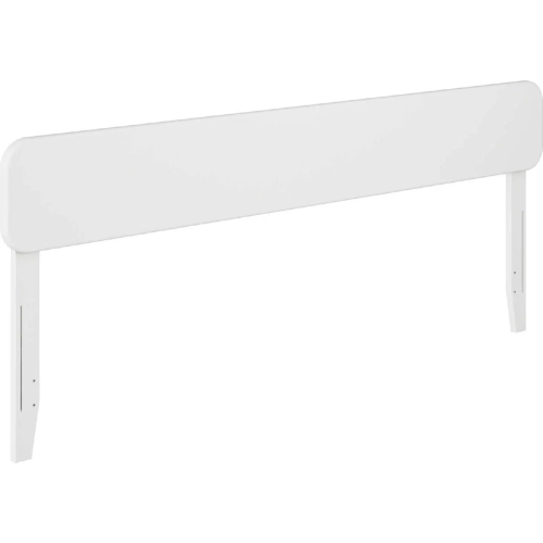 Florence King Headboard in White Finish Solid Wood