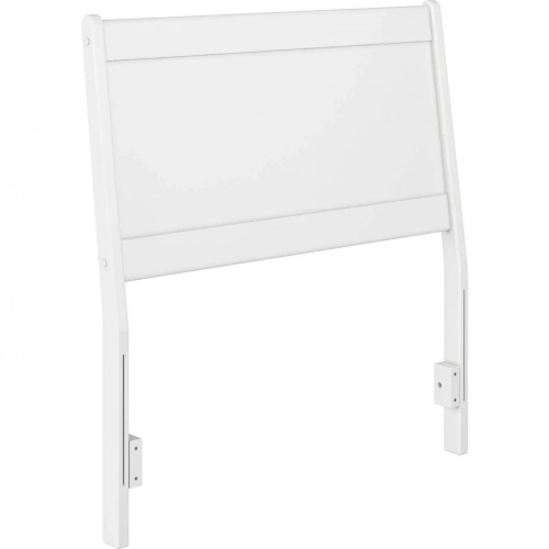 Casanova Twin Panel Headboard in White Solid Wood