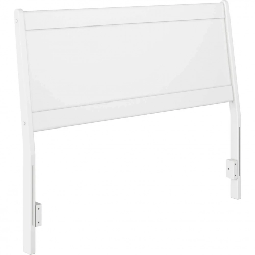 Casanova Full Panel Headboard in White Solid Wood
