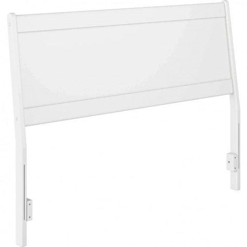 Casanova Queen Panel Headboard in White Solid Wood