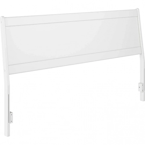 Casanova King Panel Headboard in White Solid Wood
