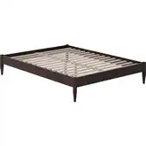 Pasadena 14" Queen Platform Bed Frame in Espresso Finish Wood