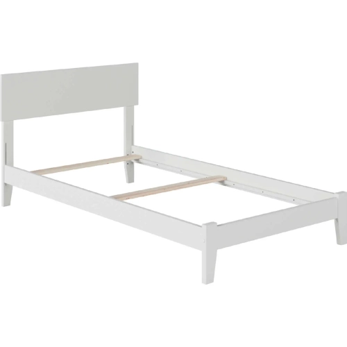Orlando Twin Traditional Bed in White