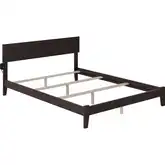 Orlando KIng Bed with Open Footboard & Turbo Charger in Espresso