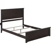 Nantucket Queen Bed with Matching Footboard in Espresso