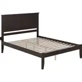 Nantucket King Bed with Open Footboard in Espresso