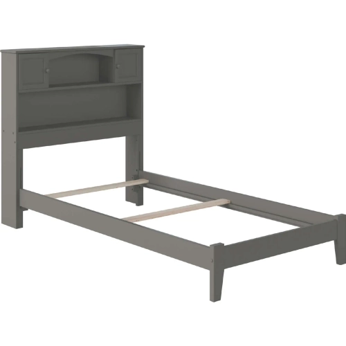 Newport Twin Traditional Bed in Atlantic Grey