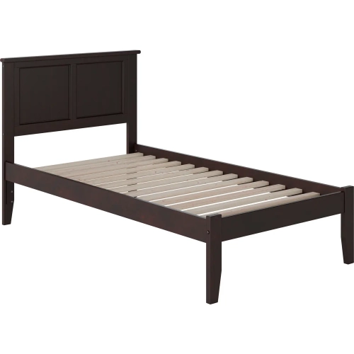 Madison Twin Platform Bed in Espresso Wood