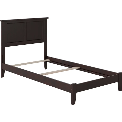 Madison Twin Foundation Bed in Espresso Wood