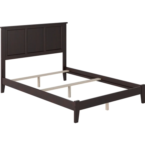 Madison Full Foundation Bed in Espresso Wood