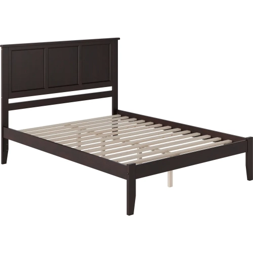 Madison King Platform Bed in Espresso Wood