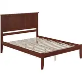 Madison King Platform Bed in Walnut Wood
