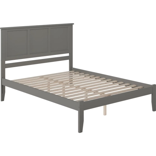 Madison King Platform Bed in Grey Wood