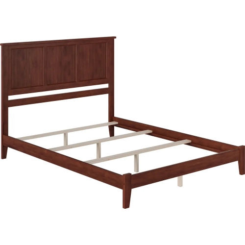 Madison King Foundation Bed in Walnut Wood