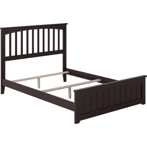 Mission Full Bed with Matching Footboard in Espresso