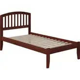 Richmond Twin XL Platform Bed in Walnut Wood