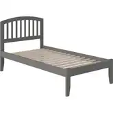 Richmond Twin Platform Bed in Grey Wood