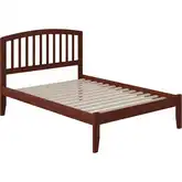 Richmond Full Platform Bed in Walnut Wood