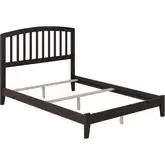 Richmond Full Foundation Bed in Espresso Wood