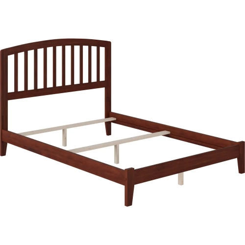 Richmond Full Foundation Bed in Walnut Wood