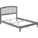 Richmond Full Foundation Bed in Grey Wood