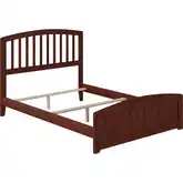 Richmond Full Bed with Matching Footboard in Walnut