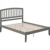 Richmond Queen Platform Bed in Grey Wood