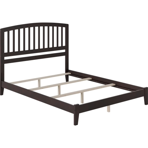Richmond Queen Foundation Bed in Espresso Wood