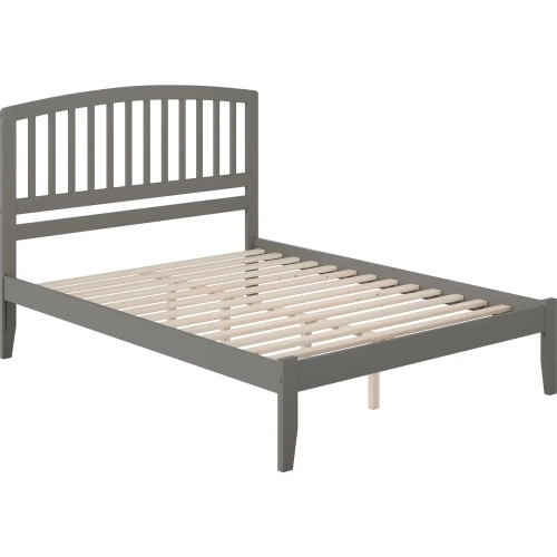 Richmond King Platform Bed in Grey Wood
