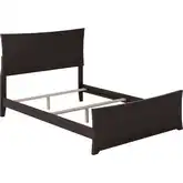 Metro Full Bed with Matching Footboard in Espresso