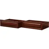 Raised Twin Full Panel Bed Underbed Drawer in White Finish