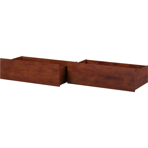 Urban Queen King Underbed Drawers in Walnut Finish