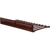 Raised Panel Twin Trundle Bed in Walnut Finish