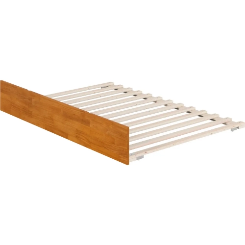 Urban Full Trundle Bed in Light Toffee Finish Wood