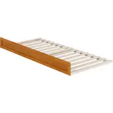 MCM Twin XL Trundle in Light Toffee Wood