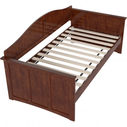 Nantucket Twin Daybed in Walnut Finish Wood