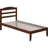 Warren Twin Bed in Walnut Finish