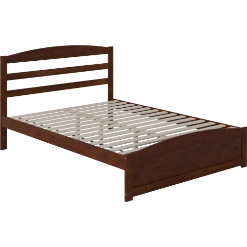 Warren Queen Bed with Footboard in Walnut Finish