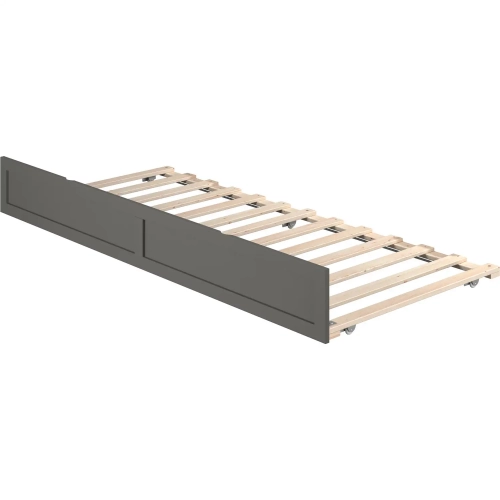 Island Trundle Bed Twin XL Atlantic Grey Finish