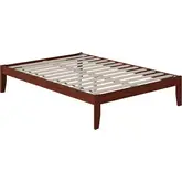 Colorado Full Bed with USB Turbo Charger in Walnut