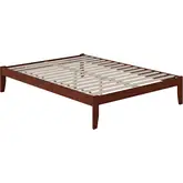Colorado Queen Bed with USB Turbo Charger in Walnut