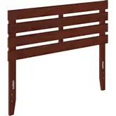 Oxford Full Headboard with USB Turbo Charger in Walnut
